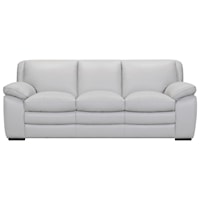 Casual Contemporary Sofa with Pillow Arms
