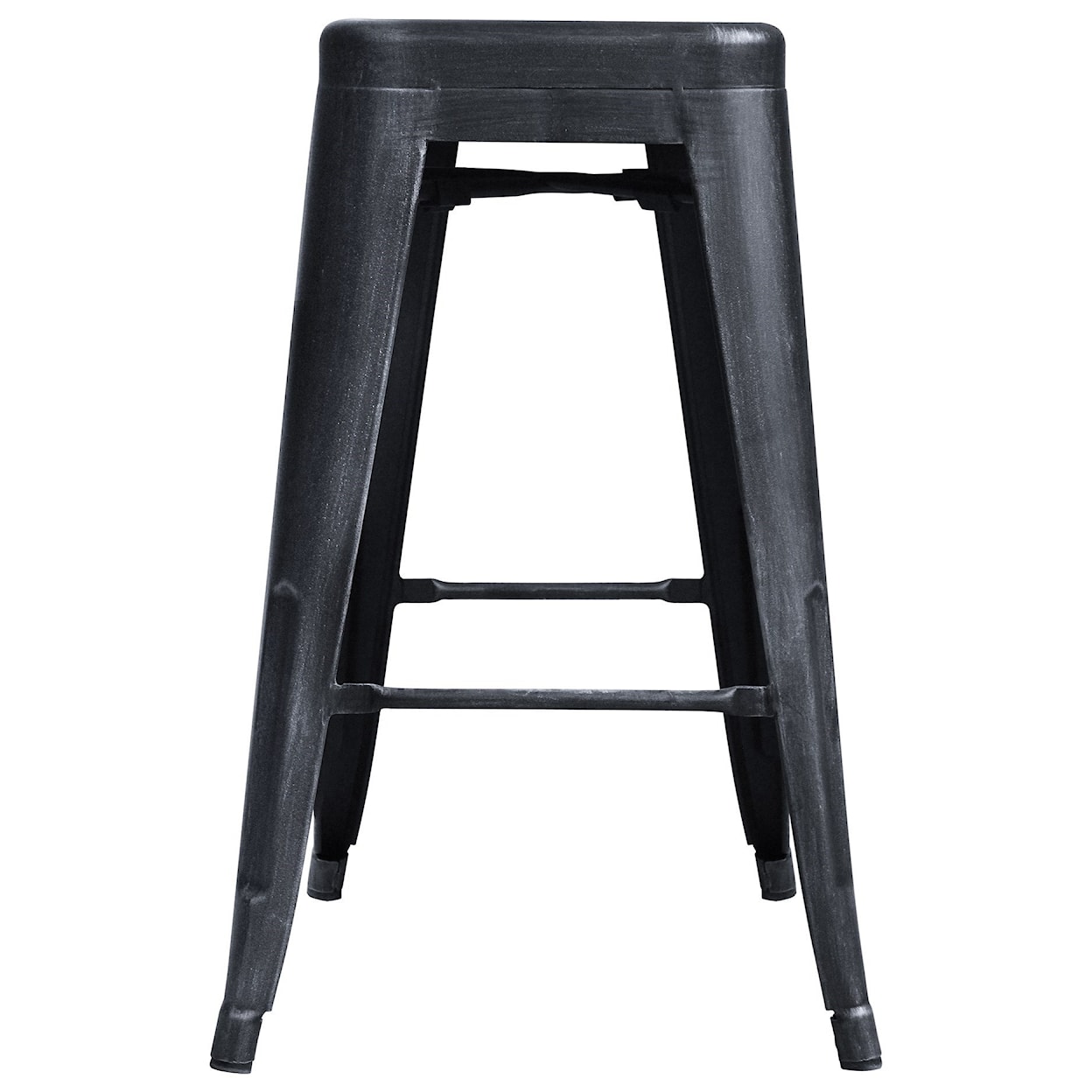 Armen Living Zed Industrial 26" Counter Height Barstool