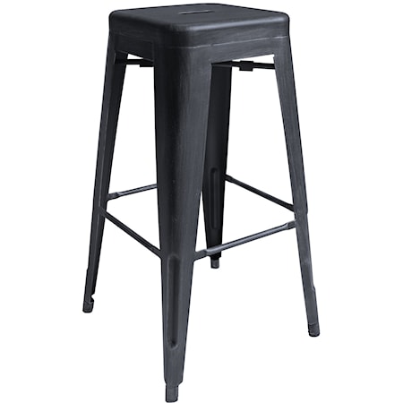 Industrial 30" Bar Height Barstool