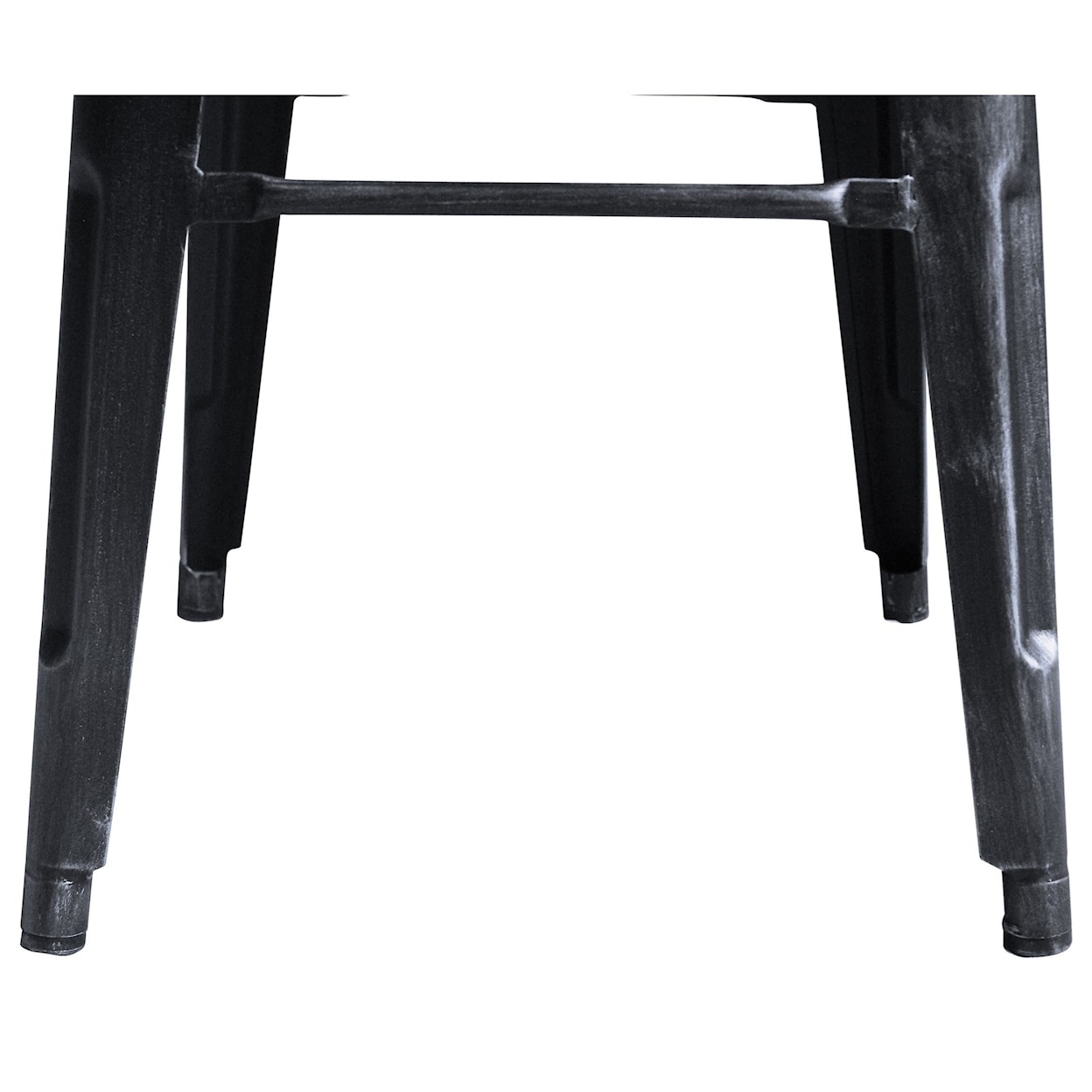 Armen Living Zed Industrial 30" Bar Height Barstool