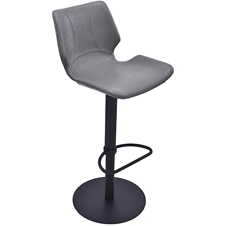 Adjustable Swivel Metal Barstool