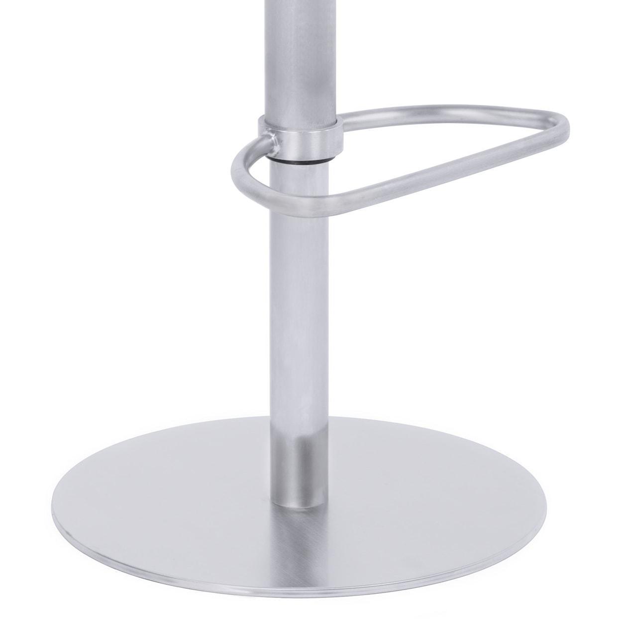 Armen Living Zuma Adjustable Swivel Metal Barstool