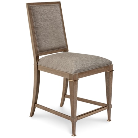 Bleecker Upholstered Back Counter Stool