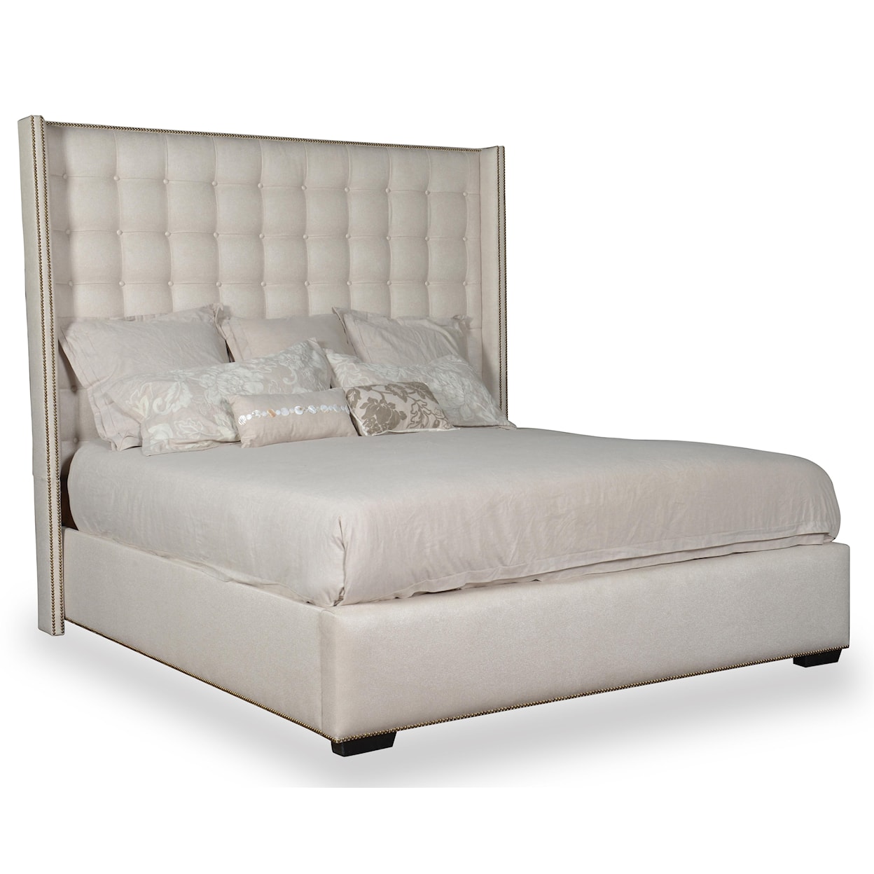 A.R.T. Furniture Inc Classic King Upholstered Shelter Bed