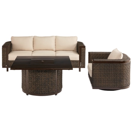 Outdoor Group with Firepit