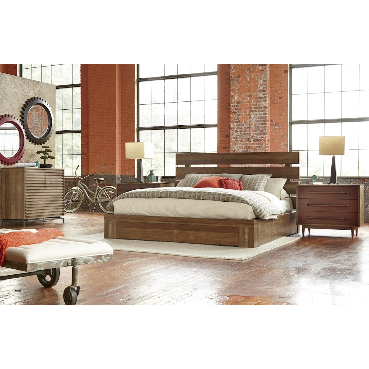 A.R.T. Furniture Inc Epicenters Williamsburg Round Factory Mirror