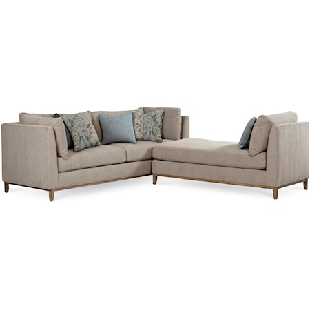 2-Piece Modular Chaplin Sectional