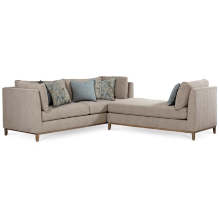 2-Piece Modular Chaplin Sectional