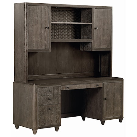 Tourmaline Credenza & Hutch