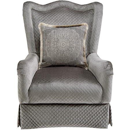 Skirted Accent Chair