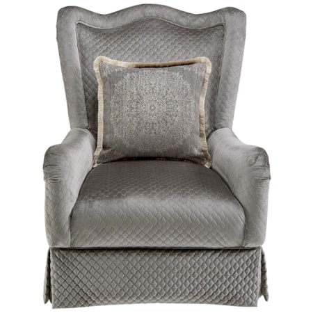 Skirted Accent Chair