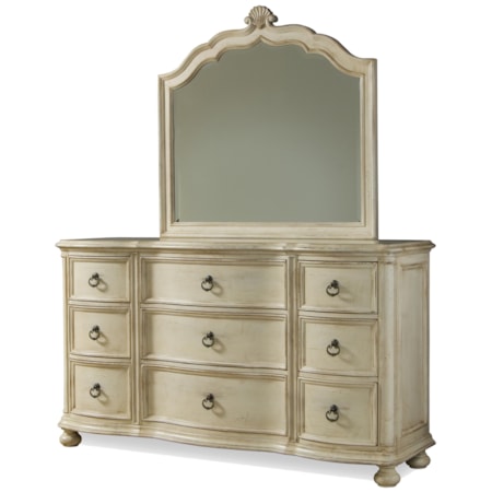 Triple Dresser with Mirror
