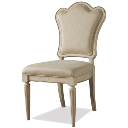 Upholstered Back Arm Chair