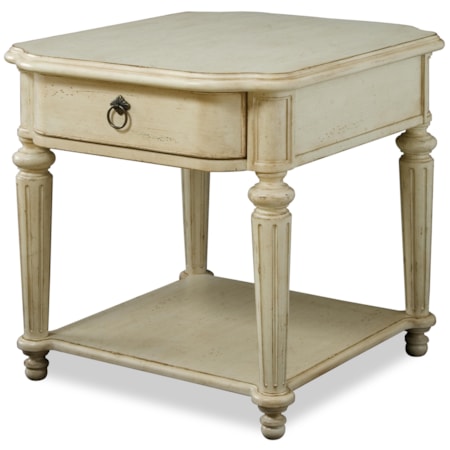 Drawer End Table