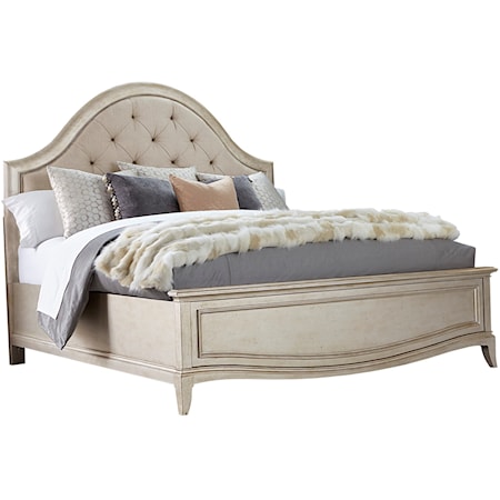 Queen Upholstered Panel Bed