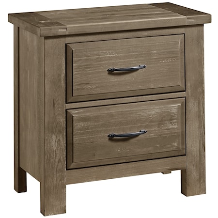 Night Stand - 2 Drawers