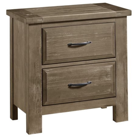 Night Stand - 2 Drawers