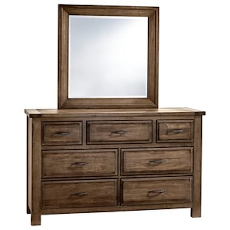 Dresser & Mirror Set