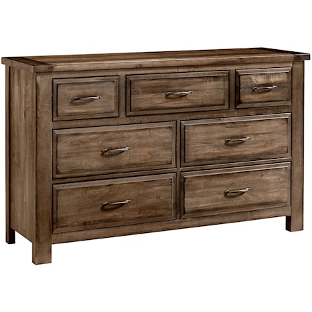 Triple Dresser - 7 Drawers