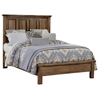 Solid Wood King Mansion Bed