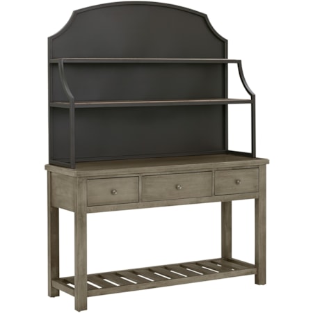 Server & Metal Hutch