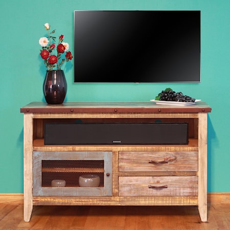 Solid Pine 52" TV Stand