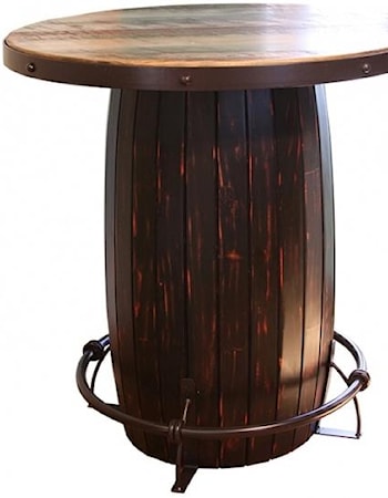 Bistro Barrel Bar Table