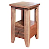 IFD International Furniture Direct Antique Chair Side Table