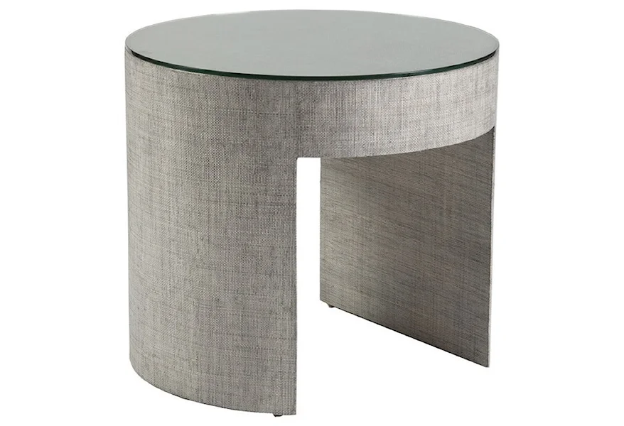 Precept Precept Round End Table by Artistica at Alison Craig Home Furnishings