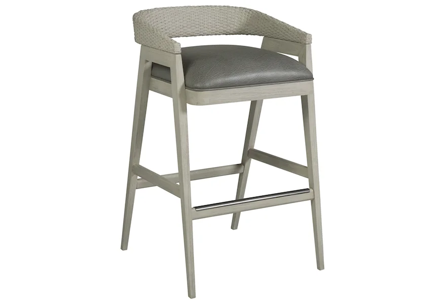 Arne Low Back Barstool by Artistica at Alison Craig Home Furnishings