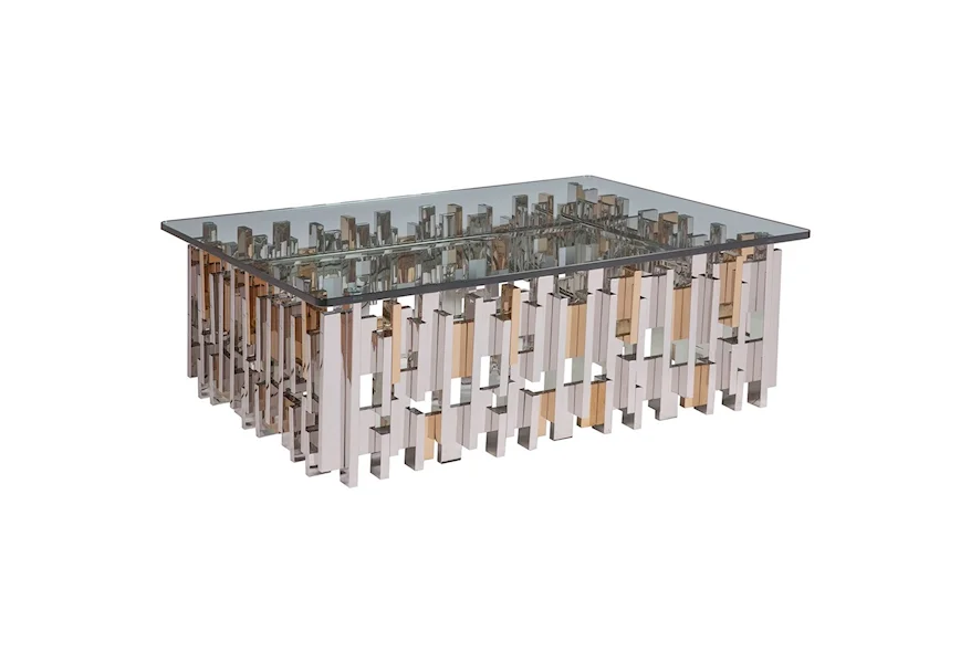 Cityscape Rectangular Cocktail Table by Artistica at Baer's Furniture