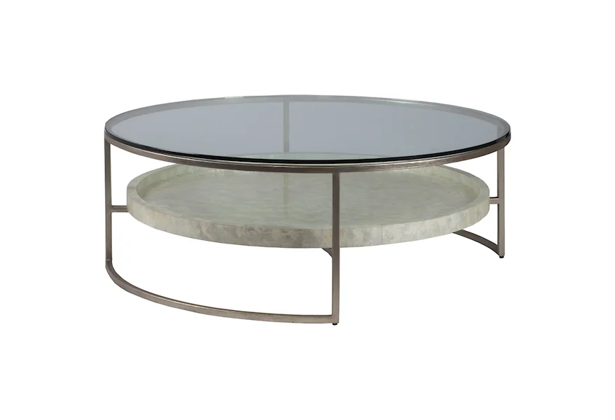 Cumulus Round  50 Inch Cocktail Table by Artistica at Baer's Furniture