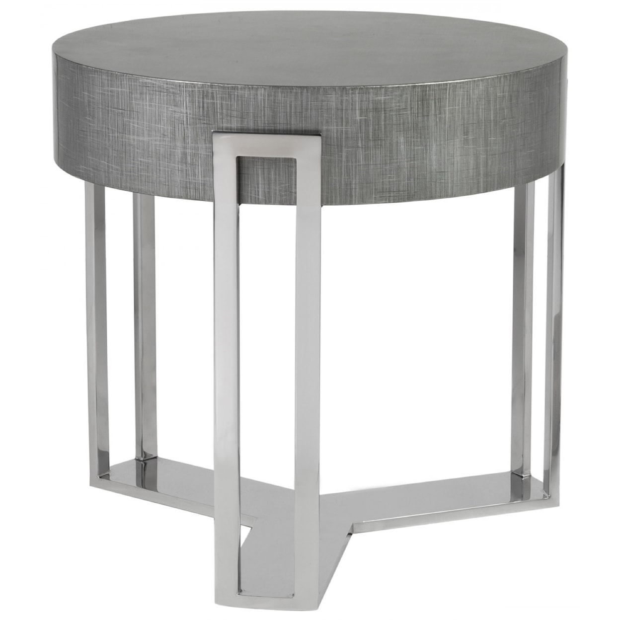 Artistica Iridium Round End Table