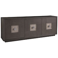 87 Inch Two-Tone Media Console with 3 Doors