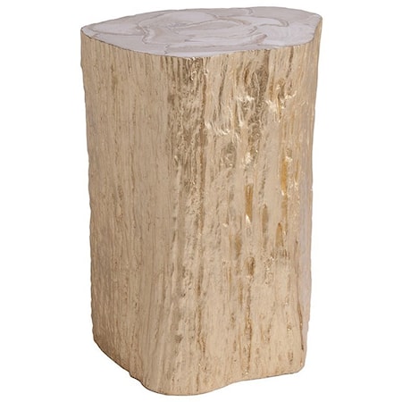 Trunk Segment Accent Table