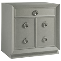 Contemporary Hall Chest with 2 Doors