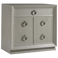 Contemporary Hall Chest with 2 Doors