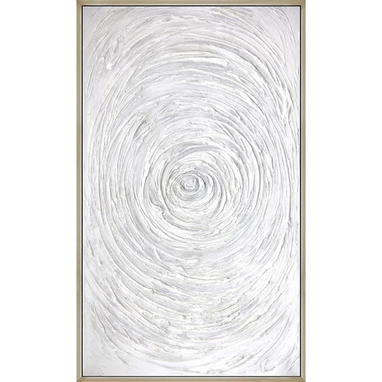 Artists Guild of America Art Abstract Wall Art w/ Laguna Silver Frame