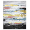 Artists Guild of America Canvas Hand Painted Lake Retba GALLERY WRAP