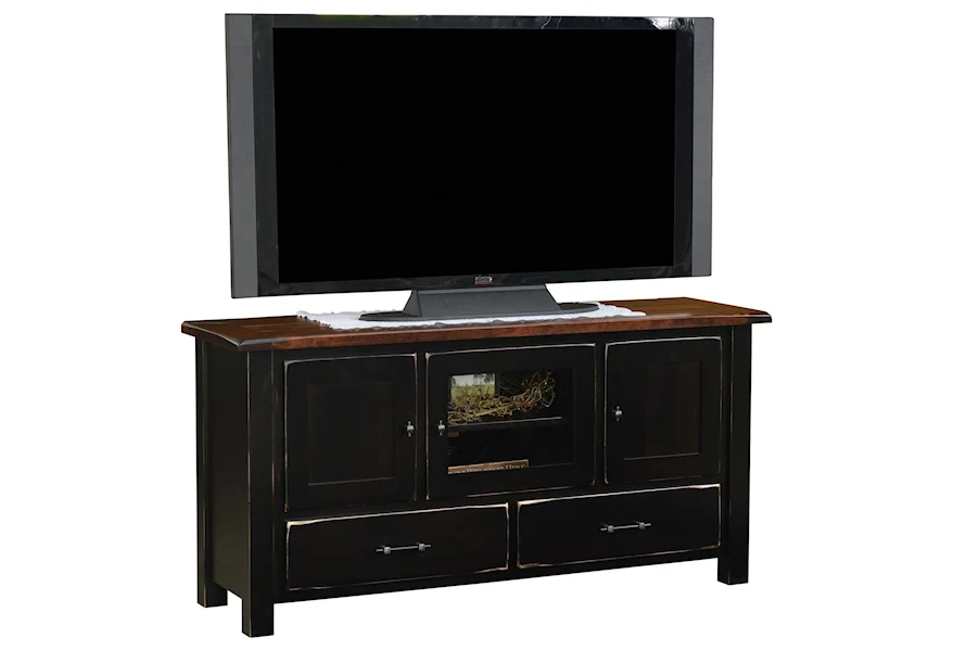 Barn Floor 60" TV Stand by Ashery Oak at Saugerties Furniture Mart