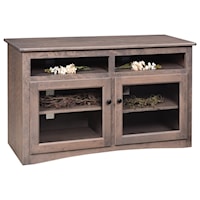 50" Customizable Solid Wood TV Stand