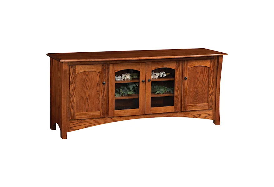 Master 70" Customizable TV Stand by Ashery Oak at Saugerties Furniture Mart