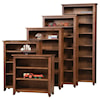 Ashery Oak Modern Mission Customizable  Bookcase - Choose Your Size