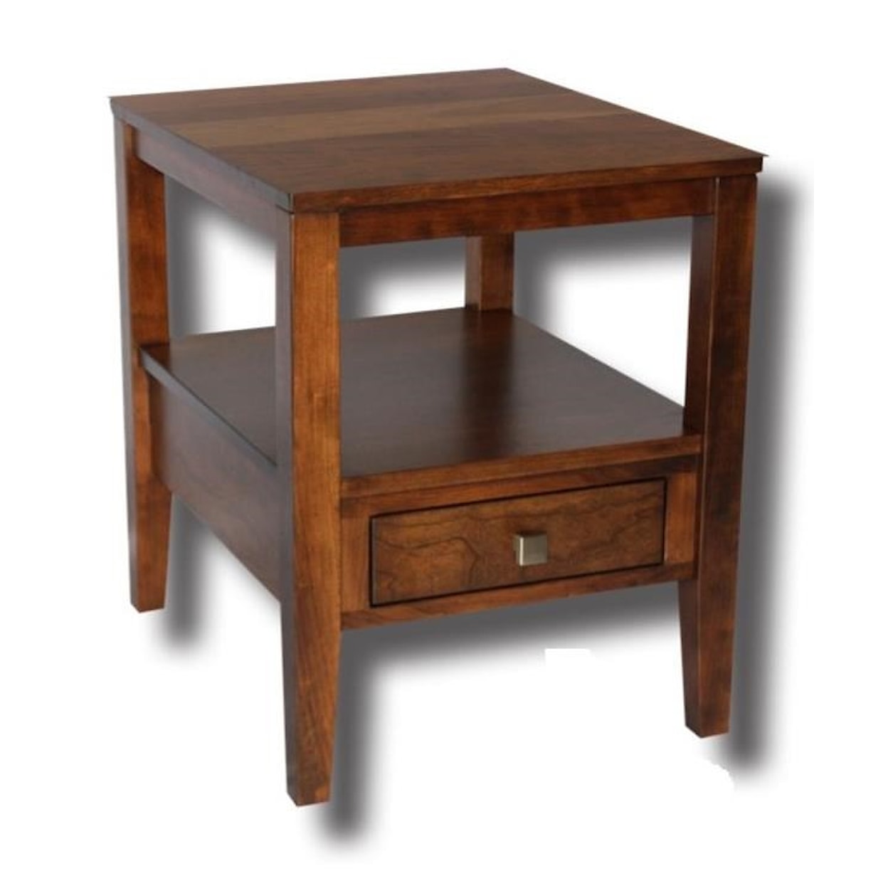 Ashery Woodworking Century Style Customizable Solid Wood End Table