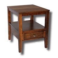 Customizable Solid Wood 22" End Table