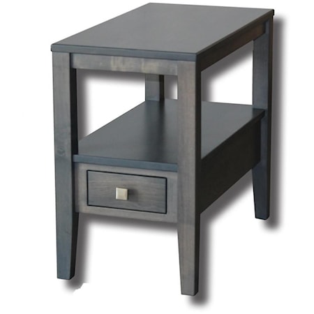 Customizable Solid Wood 18" End Table