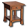 Ashery Woodworking Dutch Style Customizable Solid Wood End Table