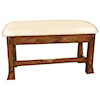 Ashery Woodworking Dutch Style Customizable Solid Wood Bench