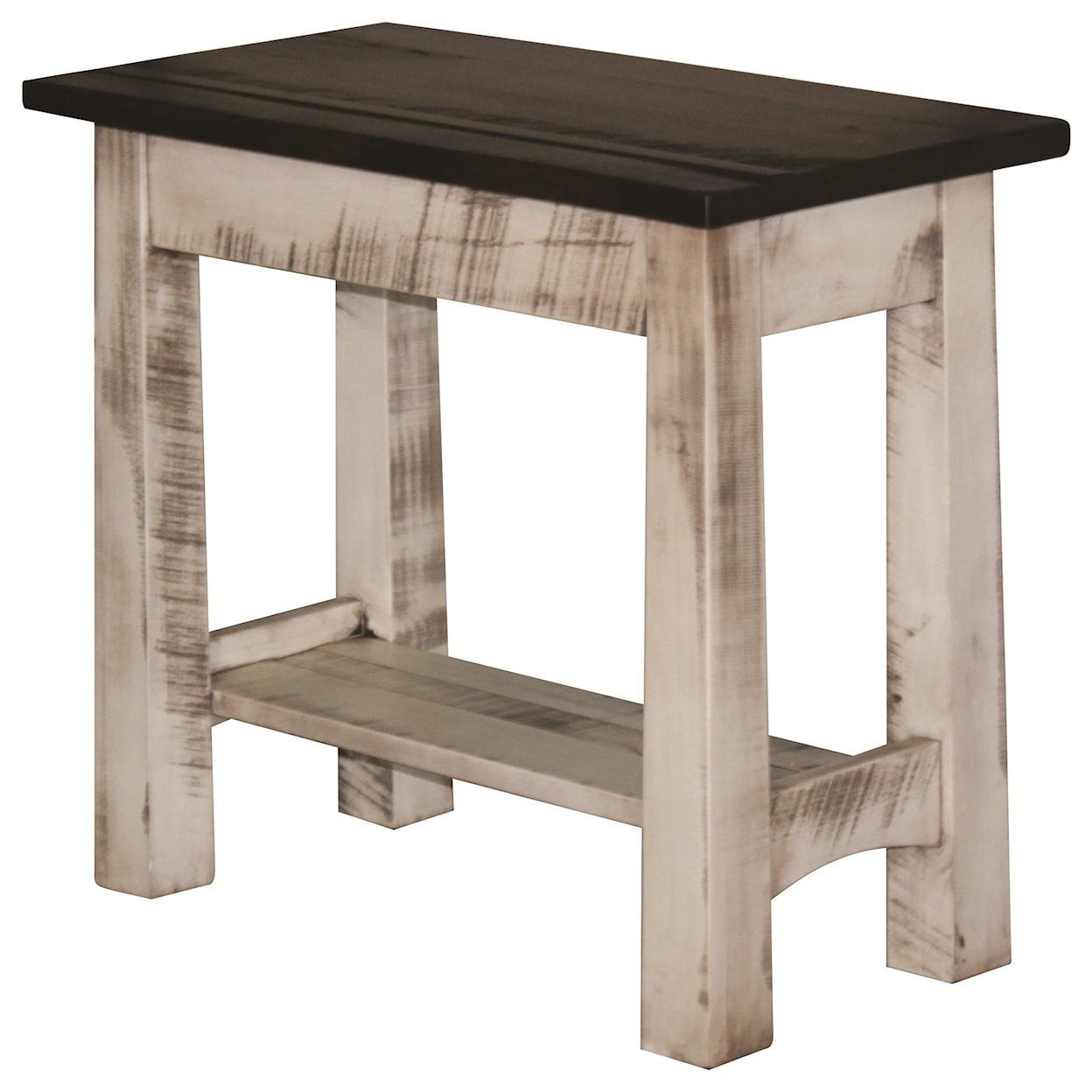 Ashery Woodworking Madison Rough Sawn End Table