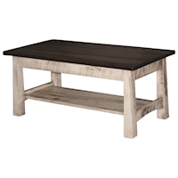 Customizable Solid Wood Coffee Table
